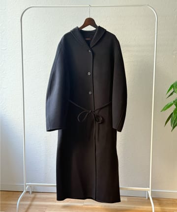 BEARDSLEY(ビアズリー) 《RRACE》ショールカラーロングコート