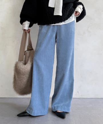 DOUDOU(ドゥドゥ) 【WEB限定】ワイドパンツ