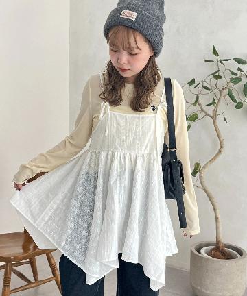 CPCM(シーピーシーエム) 2WAYイレヘムキャミチュニック