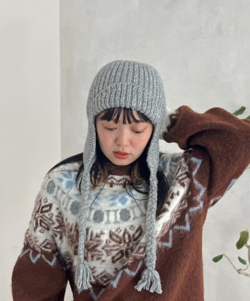 CPCM(シーピーシーエム) ニットフライトキャップ