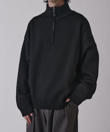 Lui's(ルイス) VISミラノリブハーフジップ