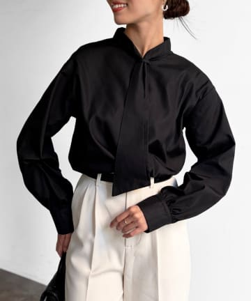 Chez toi(シェトワ) ボウタイブラウス