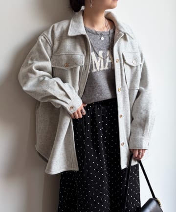 Chez toi(シェトワ) CPOシャツジャケット