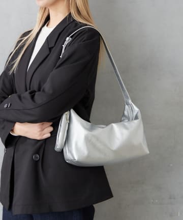 BIRTHDAY BAR(バースデイバー) フェイクレザーワンショルダーミニバッグ　エコバッグ付き