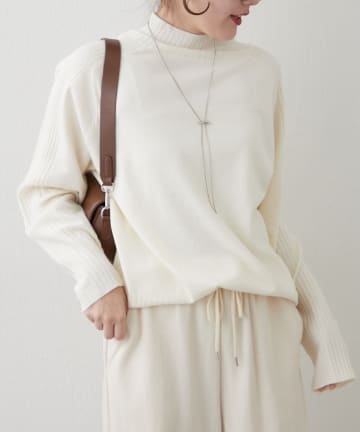 NICE CLAUP / OLIVE des OLIVE OUTLET(ナイスクラップ  / オリーブ デ オリーブ アウトレット) 【RMAF】エポーレットショルダーニットプルオーバー