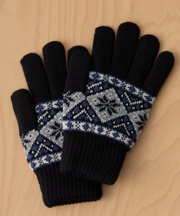 Remind me and forever(リマインドミーアンドフォーエバー) ジャガード柄手袋