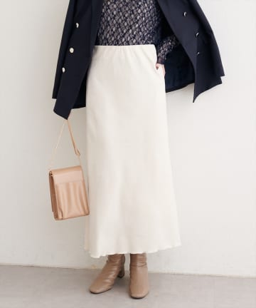 natural couture(ナチュラルクチュール) バイアスもやベロアスカート