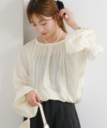 OUTLET(アウトレット) 【Kastane】B キャンディスリーブマルチウェイブラウス