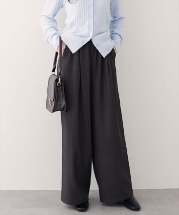 NICE CLAUP / OLIVE des OLIVE OUTLET(ナイスクラップ  / オリーブ デ オリーブ アウトレット) 【EVERY VERY NICECLAUP】イージーウエストワイドパンツ