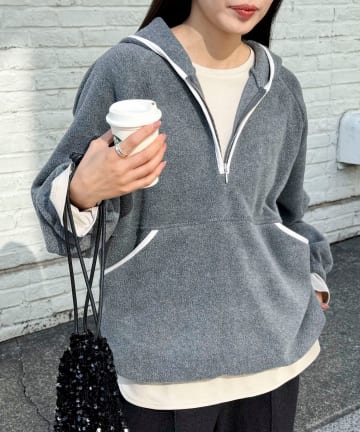 FREDY & GLOSTER(フレディ アンド グロスター) フード付きフリースアノラック