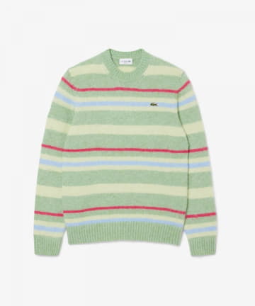 FREDY & GLOSTER(フレディ アンド グロスター) 【LACOSTE/ラコステ】アルパカブレンドボーダーニットセーター