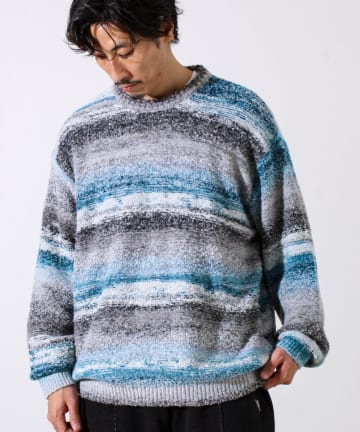 FREDY & GLOSTER(フレディ アンド グロスター) 【ふんわり立体感】グラデーションブークレプルオーバー