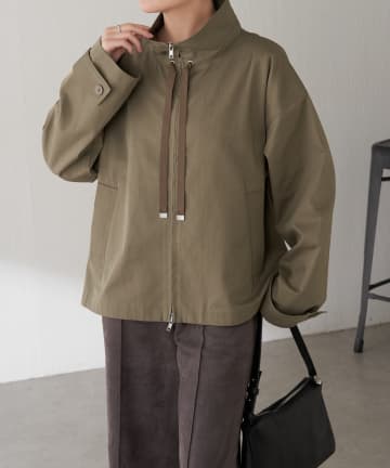 COLLAGE GALLARDAGALANTE(コラージュ ガリャルダガランテ) 【撥水機能】スタンドZIPブルゾン