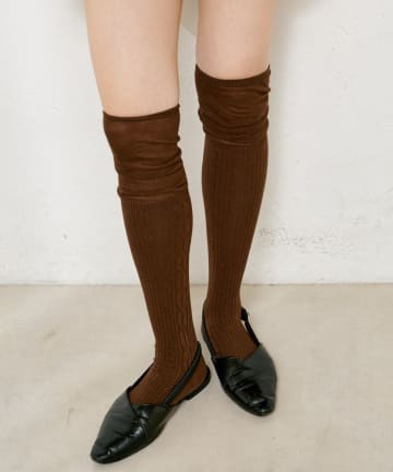 Kastane(カスタネ) リブ2WAYハイソックス