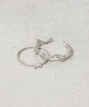 3COINS(スリーコインズ) アミリング2個セット