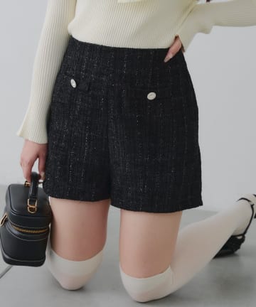 Remind me and forever(リマインドミーアンドフォーエバー) 【Holiday collection】ツイードショートパンツ