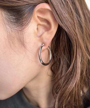 Lattice(ラティス) メタルフープイヤリング