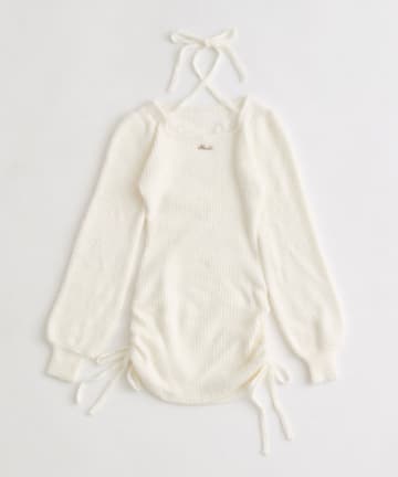 OLIVE des OLIVE(オリーブ デ オリーブ) ける企画　レーストリムドロストミニワンピ