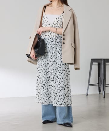 COLLAGE GALLARDAGALANTE(コラージュ ガリャルダガランテ) 【PROVOKE別注アイテム】プリントレースキャミワンピース