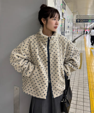 DISCOAT(ディスコート) 【umm.】WEB限定パイピングボアジャケット