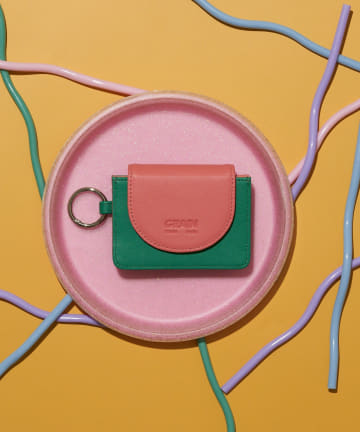 CIAOPANIC(チャオパニック) 【GRAIN/グレイン】バイカラーミニマリストウォレット