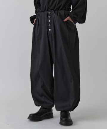 Lui's(ルイス) サテンボタンフライイージーパンツ