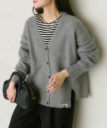 PUAL CE CIN(ピュアルセシン) 【25th】FOXウールニットVネックカーディガン