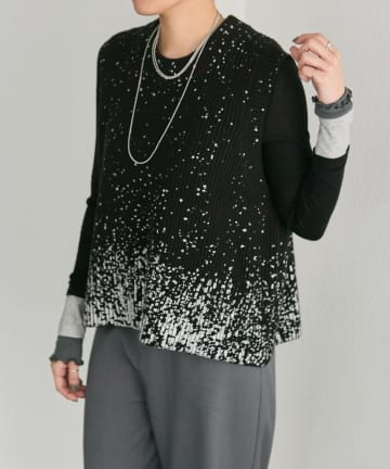 ear PAPILLONNER(イア パピヨネ) ペイントベスト【SUM1 STYLE(スミスタイル)】