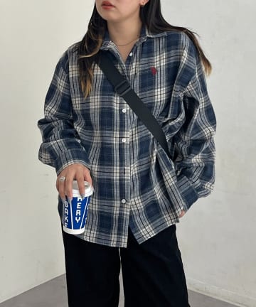 CPCM(シーピーシーエム) 【U.S. POLO ASSN. 】チェックシャツ