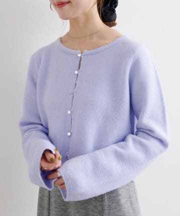 Kastane(カスタネ) 【4色展開】B カシミアライクニットカーディガン