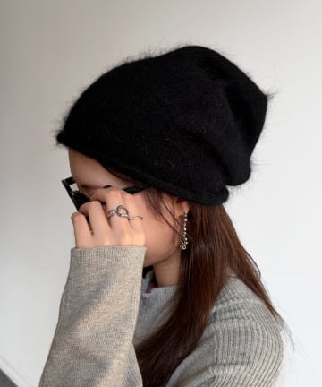 Chez toi(シェトワ) アンゴラニット帽