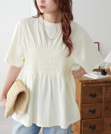 OUTLET(アウトレット) 【Discoat】ピグメントシャーリングTシャツ