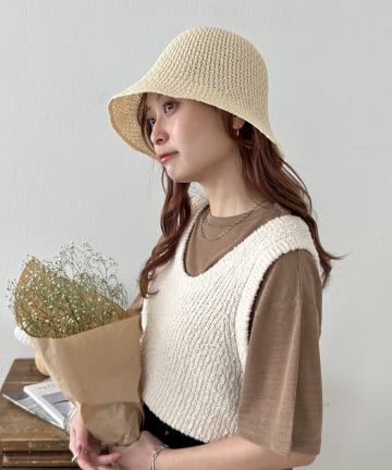 OUTLET(アウトレット) 【Discoat】スカシサーモハット