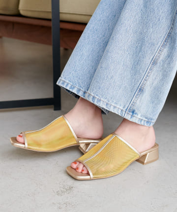 OUTLET(アウトレット) 【Discoat】チュールサンダル