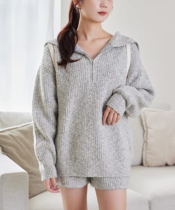 NICE CLAUP / OLIVE des OLIVE OUTLET(ナイスクラップ  / オリーブ デ オリーブ アウトレット) 【one after another】ニットセットアップ