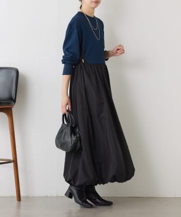 Jena　espace merveilleux(ジェナ　エスパスメルヴェイユ) ダンボール切替バルーンワンピース