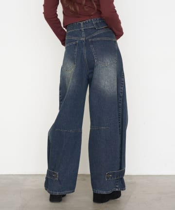 RAY CASSIN(レイカズン) バレルレッグデニムパンツ