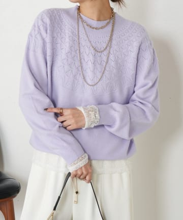 Jena　espace merveilleux(ジェナ　エスパスメルヴェイユ) ホールガーメントニット