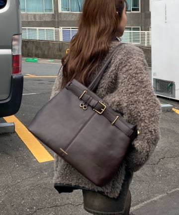 RAY CASSIN(レイカズン) 【A4対応】ベルト付トートバッグ