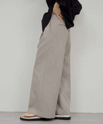 【セットアップ対応】リニーダブルクロスワイドパンツ