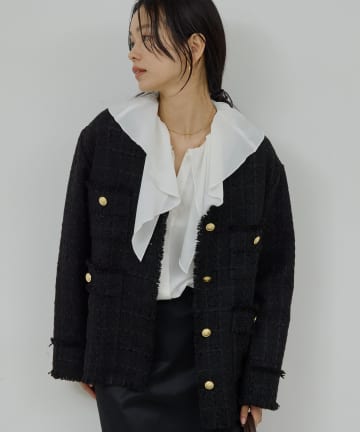 GALLARDAGALANTE(ガリャルダガランテ) ツイードジャケット