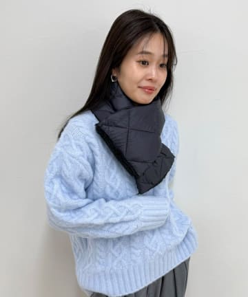 FREDY & GLOSTER(フレディ アンド グロスター) TAION CITYリバーダウンマフラー