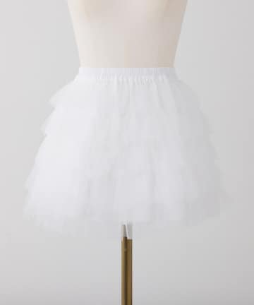 Seemi.by NICE CLAUP(シーミーバイナイスクラップ) 【Seemi.】チュールミニスカート