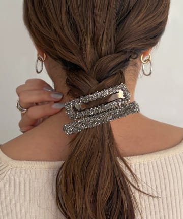 Lattice(ラティス) グリッターパッチンピン/クリップセット(2P)