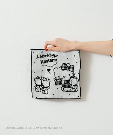 Kastane(カスタネ) 【1.17(土)12:00発売/Kastane×HelloKitty/一部店舗限定】 ハンカチ
