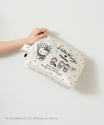 Kastane(カスタネ) 【1.17(土)12:00発売/Kastane×HelloKitty/一部店舗限定】ポーチSET