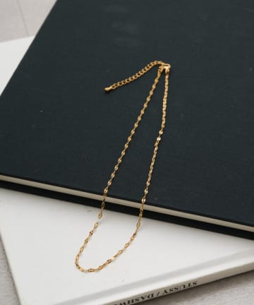 LOUNGEDRESS(ラウンジドレス) 《金属アレルギー対応/ステンレス》【GALENA/ガレナ】華奢チェーンネックレス