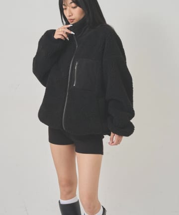 OUTLET(アウトレット) 【WHO'S WHO gallery】ボアブルゾン