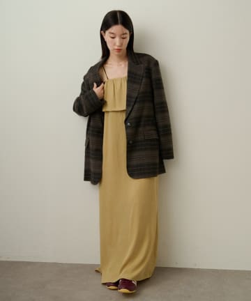 OUTLET(アウトレット) 【Omekashi】フリルキャミワンピース