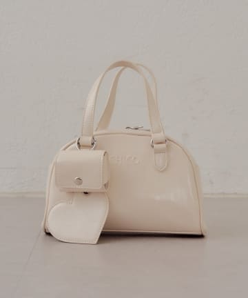 OUTLET(アウトレット) 【Chico】チャーム付ミニボストンバッグ